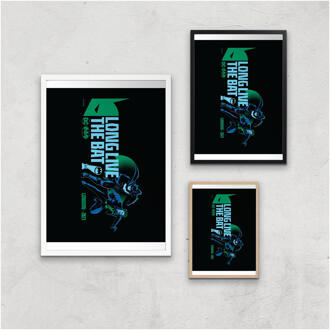 Batman Day London Giclee Art Print - A4 - Black Frame