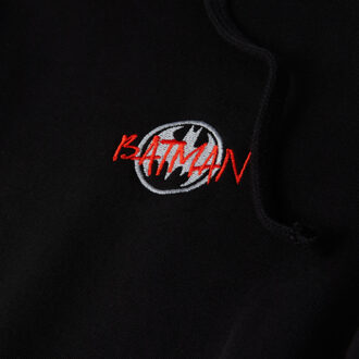 Batman Graffiti Embroidered Hoodie - Zwart - M