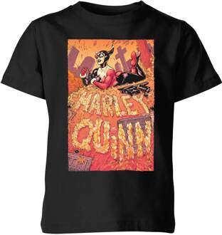 Batman Harley Quinn Cover Kids' T-Shirt - Black - 110/116 (5-6 jaar) Zwart - S