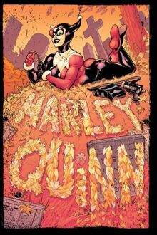 Batman Harley Quinn Cover Women's T-Shirt - Black - XL - Zwart