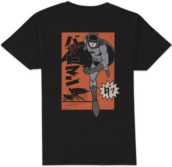 Batman Japanese Logo Unisex T-Shirt - Black - 3XL Zwart