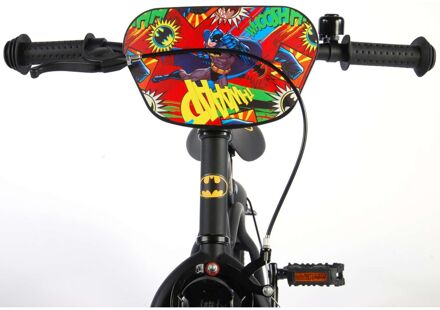 Batman Jongensfiets Batman 16 Inch 28 cm Jongens Terugtraprem Zwart