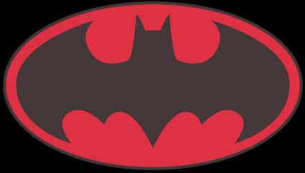 Batman Red Logo Women's Cropped Hoodie - Black - XS - Zwart