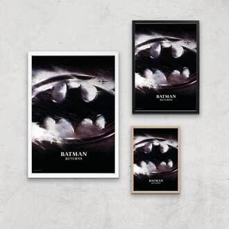 Batman Returns Giclee Art Print - A2 - Black Frame Meerdere kleuren