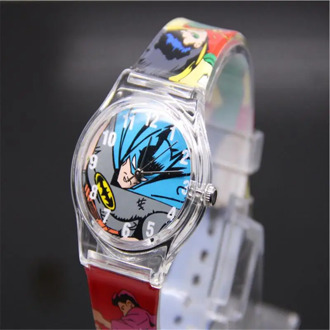 Batman Silicone Watches 2018 Hot Sale Sport Quartz Wrist Plastic Watch Lovely Marvel Hero Analog Clock Gift