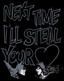 Batman Steal Your Heart Sweatshirt - Black - XXL Zwart