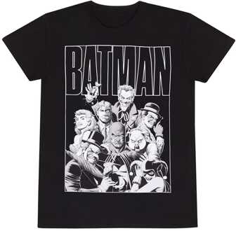 Batman T-Shirt Rogues Gallery Size S
