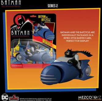 Batman the Animated Series 2 5 Points Action Figure Batman & Batcycle 10 cm