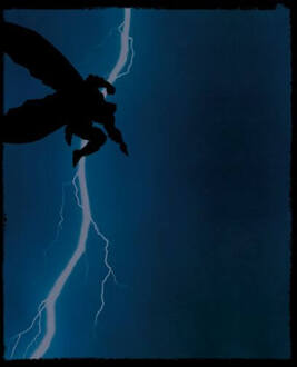 Batman The Dark Knight Returns Cover Women's T-Shirt - Black - M Zwart