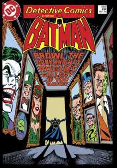 Batman The Dark Knight's Rogues Gallery Cover Sweatshirt - Black - L Zwart