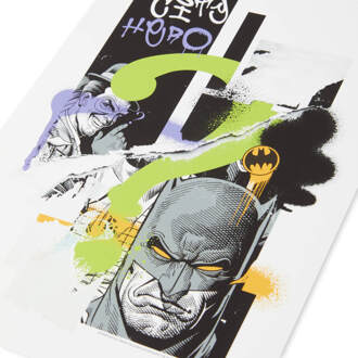 Batman Torn Giclee Poster - A4 - White Frame Meerdere kleuren