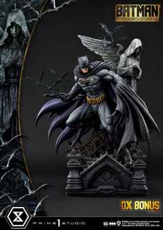 Batman Ultimate Premium Masterline Series Statue 1/4 Batman Rebirth Edition Black Deluxe Bonus Version 71 cm