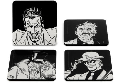 Batman Villains Icon Coaster Set