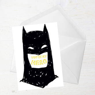Batman You're My Hero Greetings Card - Standard Card