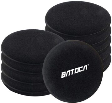 Batoca 10 Stks/partij Wax Applicator Pad Car Wax Applicator Schuim Spons Auto Polijsten Pad Set Brengen En Verwijderen Wax Buffing pad 10P