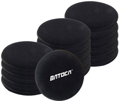 Batoca 10 Stks/partij Wax Applicator Pad Car Wax Applicator Schuim Spons Auto Polijsten Pad Set Brengen En Verwijderen Wax Buffing pad 15P
