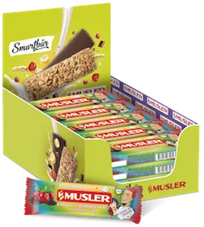Батончик мюсли "cranberry, sesame seed with seeds Chia" Musler 30g.