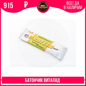 Batonchik vitalad "protein with banana" 40gr, show box 24 PCs.
