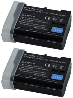 Batterie EN-EL15 ENEL15 En EL15 EN-EL15A En EL15A Camera Batterij Voor Nikon Dslr D600 D610 D800 D800E D810 D7000 D7100 d7200 L15 2accu
