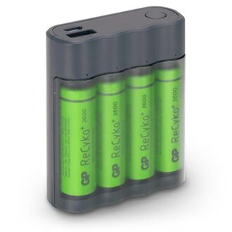 Batteries Charge Anyway X411 Batterijlader Incl. oplaadbare batterijen NiMH AAA (potlood), AA (penlite)