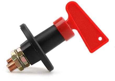 Batterij Cut Off Disconnect Kill Switch W/Afneembare Sleutel Power Anti Diefstal 2 Post