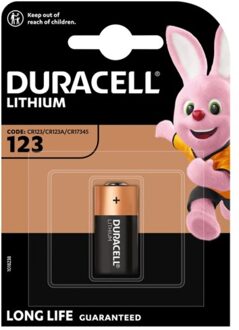 Batterij Duracell 1xCR123 high power lithium
