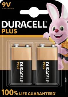 Batterij Duracell Plus 2x9Volt