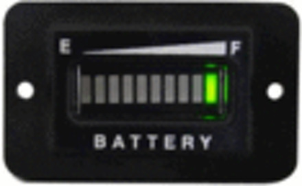 Batterij indicator, inbouw 48V +/-/c