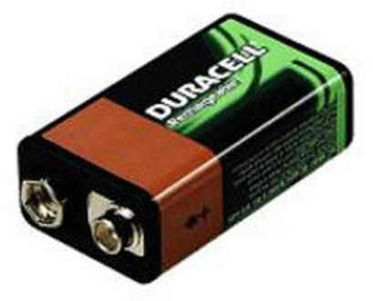 Batterij oplaadbaar Duracell 1x9Volt 170mAh Plus