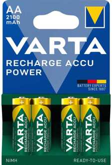 Batterij oplaadbaar Varta 4xAA 2100mAh ready2use