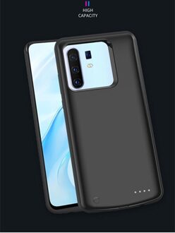 Batterij Opladen Gevallen Voor Vivo X30 Pro X30 Externe Backup Power Case 6500Mah Draagbare Power Bank Opladen Cover zwart
