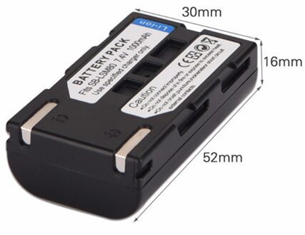 Batterij Pack Voor Samsung VP-D451i, VP-D452Bi, VP-D453i, VP-D454i, VP-D455i, VP-D651i, VP-D6620i, VP-D6640i, VP-D6650i Camcorder 1x SB-LSM80 accu