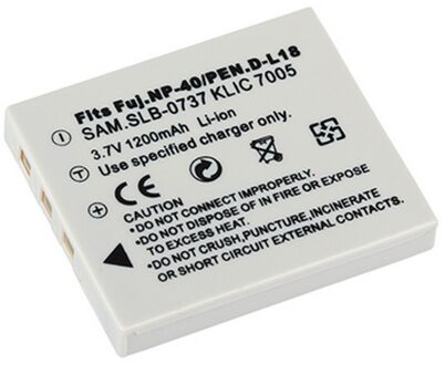 Batterij Pack Voor Sanyo Xacti VPC-E760, VPC-E860, VPC-E870, VPC-E875, VPC-E875EX, VPC-E890, VPC-E1075, VPC-E1090 Digitale Camera 1x NP-40 accu