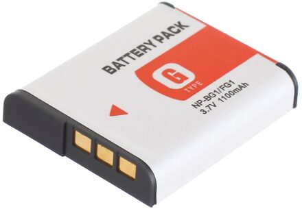 Batterij Pack Voor Sony Cyber-Shot DSC-W30, DSC-W35, DSC-W40, DSC-W50, DSC-W55, DSC-W70, DSC-W80, DSC-W85, DSC-W90 Digitale Camera 1x NP-BG1 accu