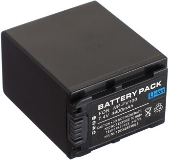 Batterij Pack Voor Sony HDR-CX110E, HDR-CX130E, HDR-CX150E, HDR-CX160E, HDR-CX170E, HDR-CX180E, HDR-CX190E Handycam Camcorder 1x NP-FV100 accu