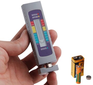 Batterij Tester Digitale Capaciteit Tester Checker Voor Lithium Batterij AA/AAA/1.5 v 9 v Voeding Tester meetinstrument Gereedschappen