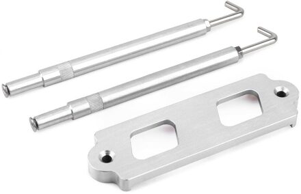 Batterij Tie Down Kit Hold Down Staaf Met Roestvrij Lade Haken Voor Honda Civic/Crx S2000 Voor Acura Integra rsx Zonder Logo zilver