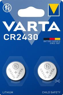Batterij Varta knoopcel CR2430 lithium blister a 2stuk