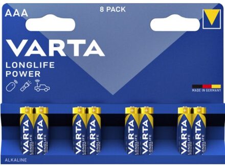 Batterij Varta Longlife Power 8xAAA