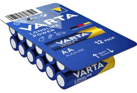 Batterij Varta Longlife Power big box 12xAA