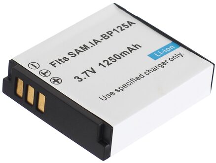 Batterij Voor Samsung HMX-M20SN, HMX-M20SP, HMX-T10BN, HMX-T10BP, HMX-T10WN, HMX-T10ON, HMX-T10WP, HMX-T10OP, HMX-T11BP Camcorder 1x BP125A accu