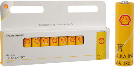 Batterijen Penlite - AA type - 12x stuks - Alkaline