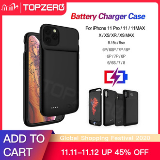 Battery Case For iPhone 5 5S SE 6 6S 7 8 Plus Powerbank Charging Case For iPhone X XS XR XS MAX 11 Pro MAX Battery Charger Case