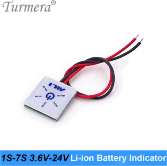 Battery indicator 1S 4.2V 2S 8.4V 3S 12.6V 4S 16.8V 5S 21V 6S 25.2V 24V Lithium Battery Capacity Display Module for Screwdriver