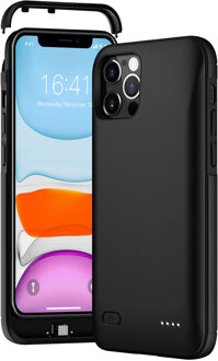 Battery Power Case hoes - iPhone 12 Pro Max - 5000 mAh - Zwart