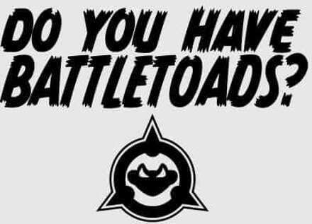 Battle Toads Do You Have Them?! T-Shirt - Grey - L Grijs