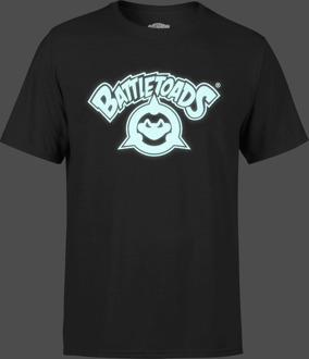 Battle Toads Glow In The Dark T-Shirt - Black - M Zwart
