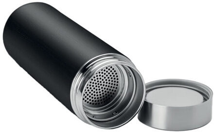 Batumi bamboe dubbelwandige fles 400ml - maat One size Zwart