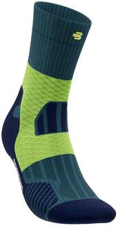 Bauerfeind Trail Run Mid Cut Hardloopsokken Dames-Turkoois - 39-42