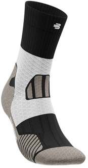 Bauerfeind Trail Run Mid Cut Hardloopsokken Heren-Zwart - 46-49